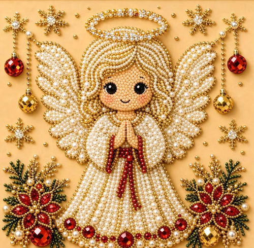 Christmas Angel Pearl Art Kit